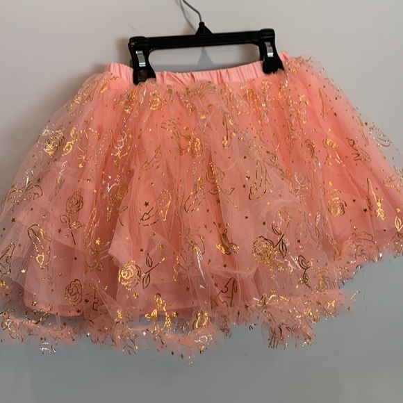 Disney Princess Bomber red jacket & matching tutu pink skirt.  Size 5-6 - Picture 4 of 10